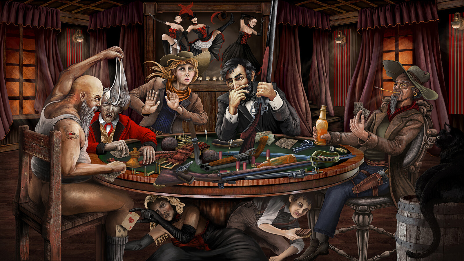 HEAT Wallpaper: The Poker Game