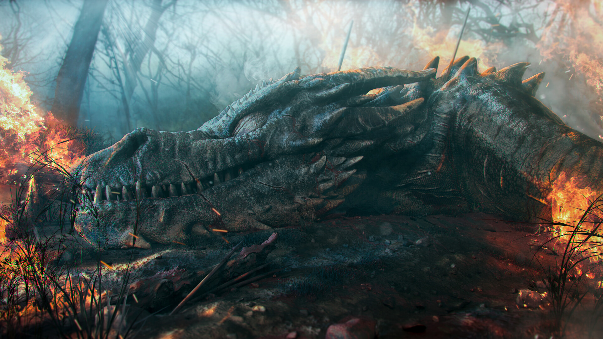 ArtStation Dead Dragon