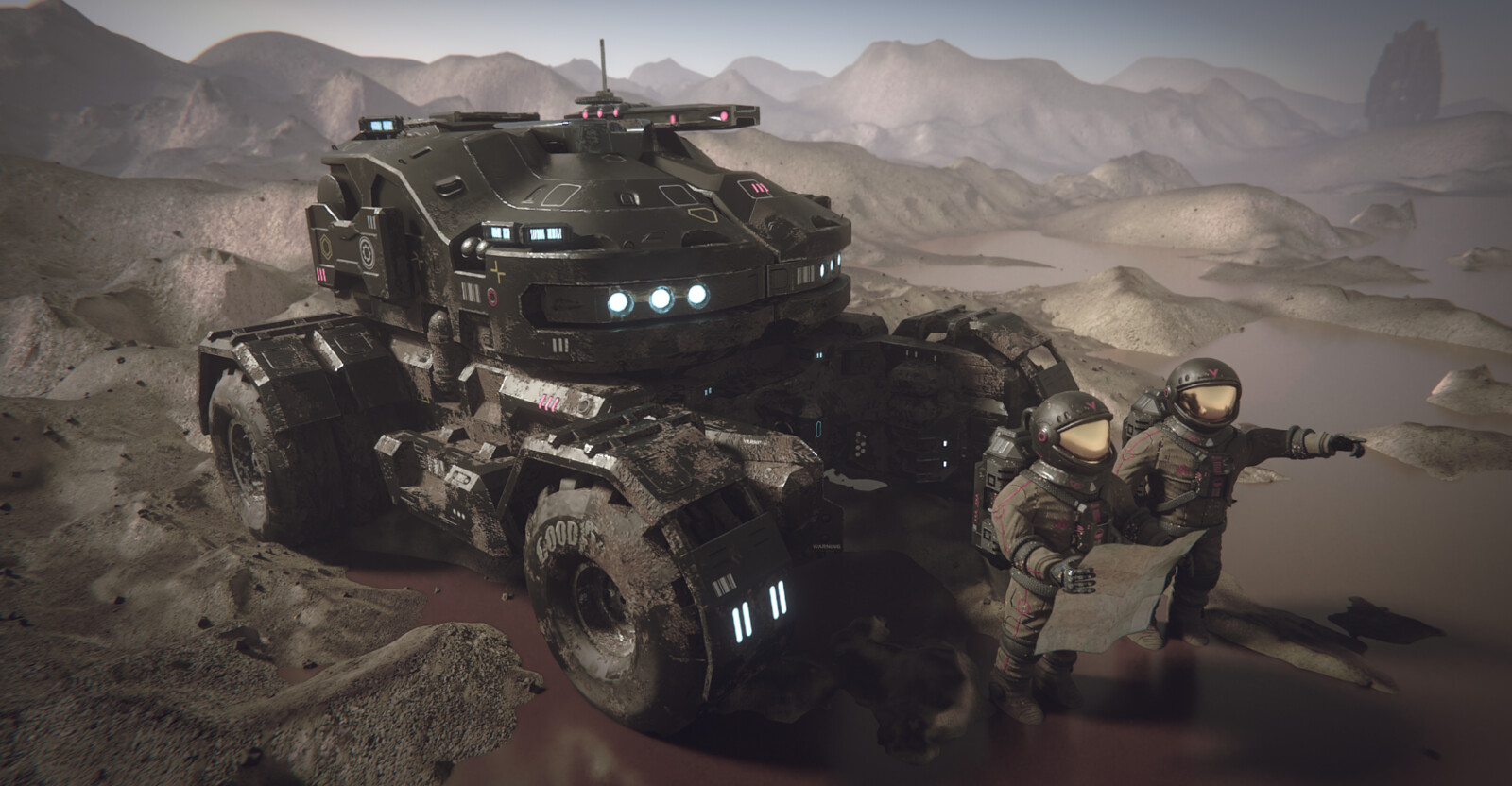 final Render, using the cycles render in blender