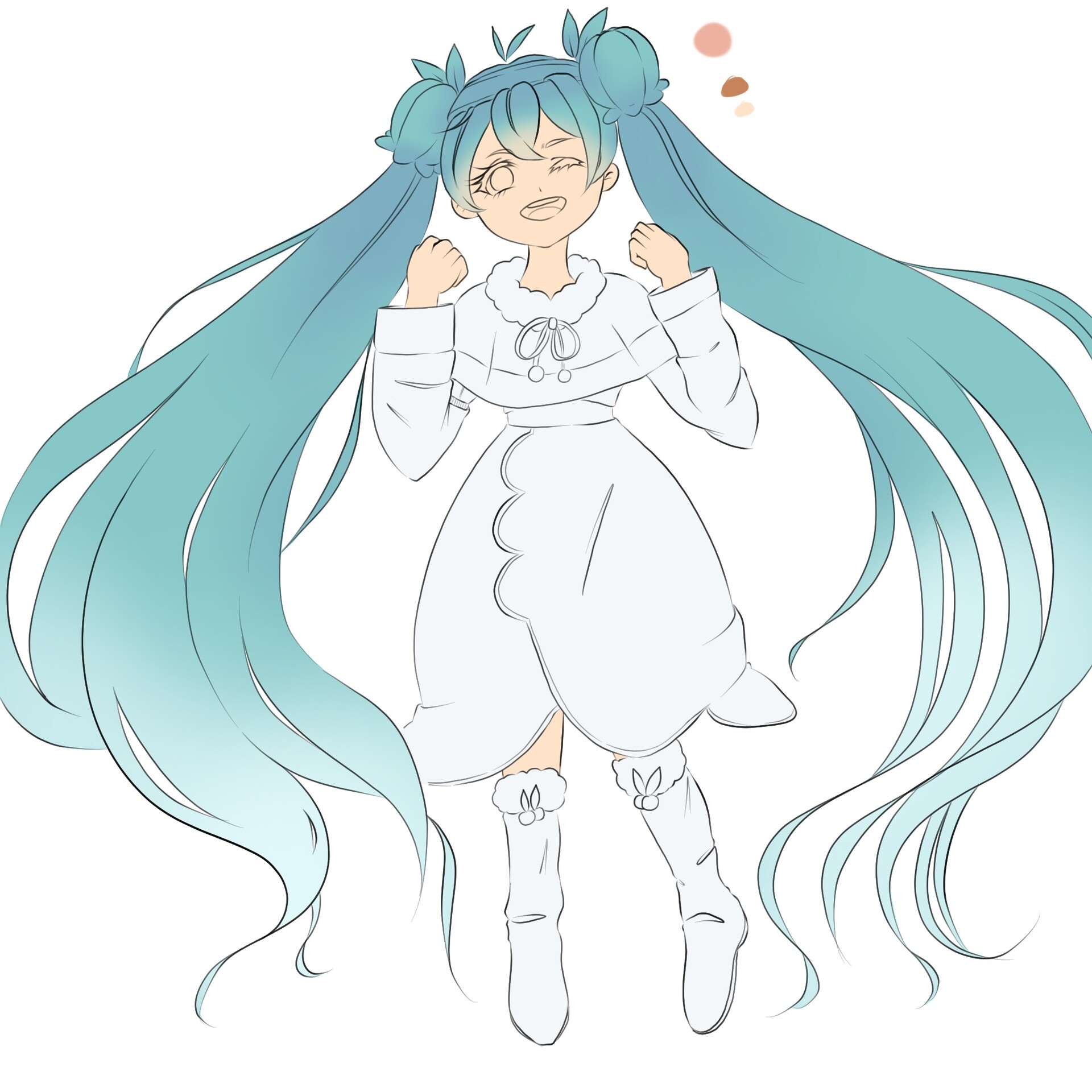 Artstation Snow Bell Miku Viki Mascall Hello everybunny!i have a little lineart tutorial of sorts here for you, hopefully it helps! artstation snow bell miku viki mascall