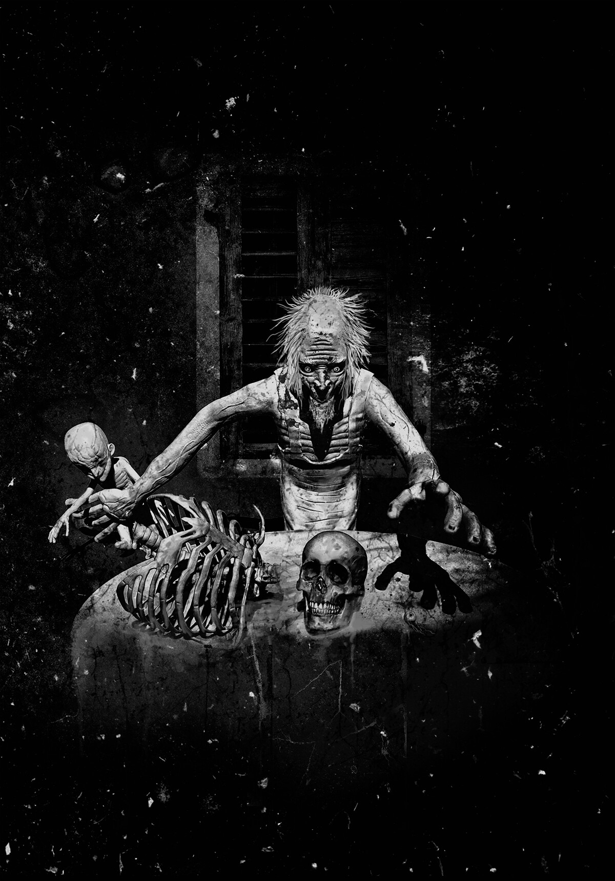 Horror artwork outlet