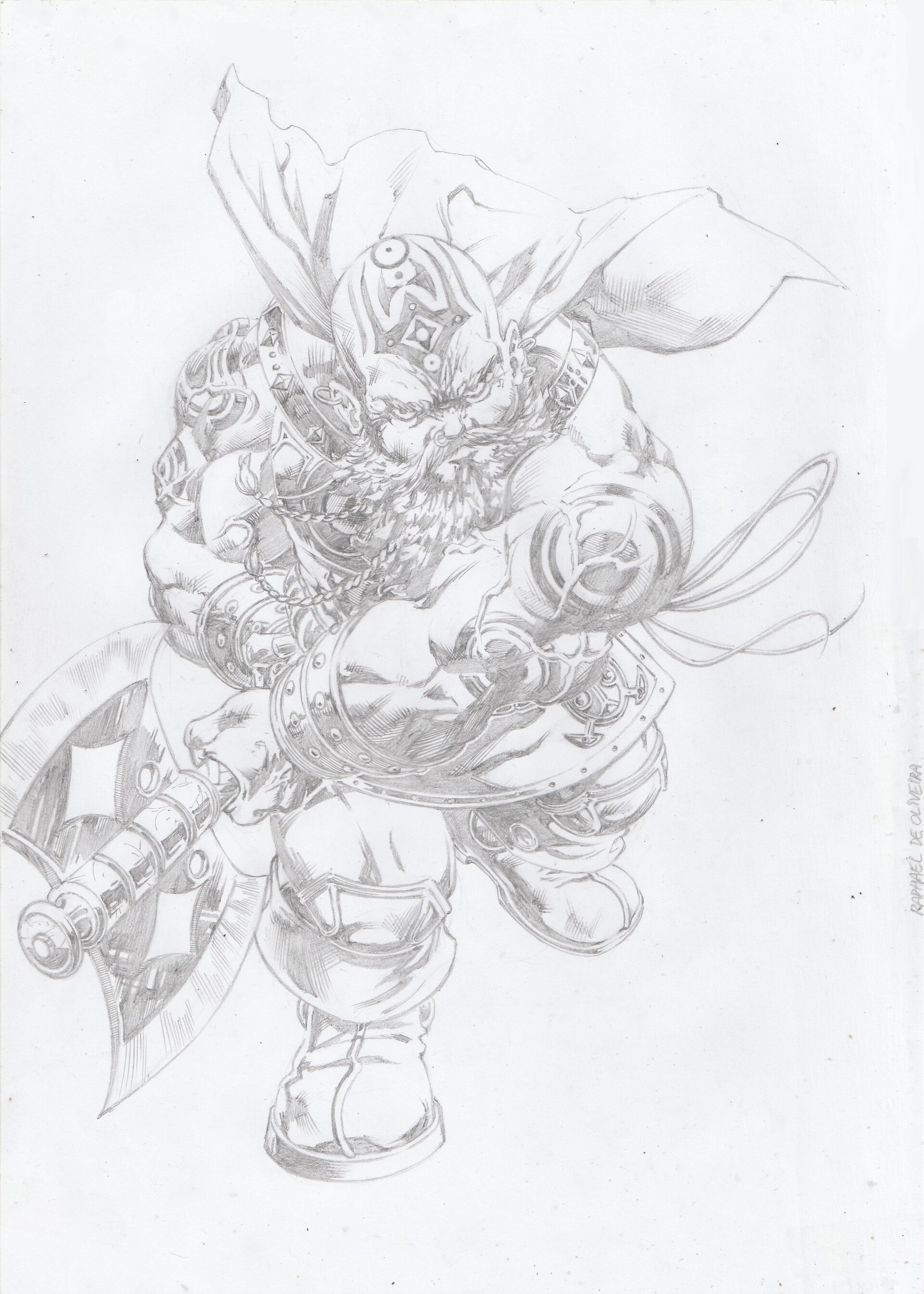 Artstation The Rampant Dwarf Fantasyart 6 Raphael De