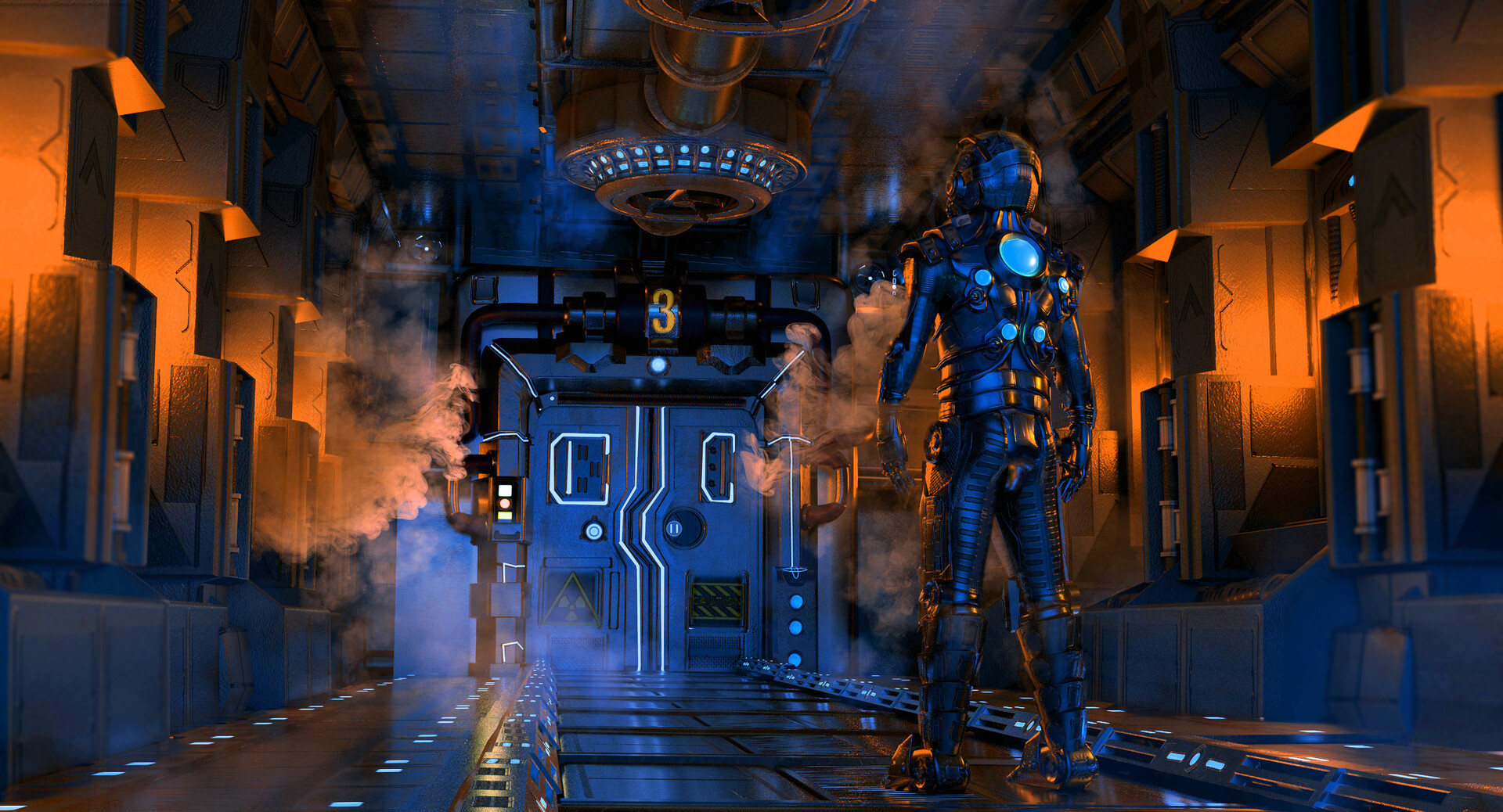 Omer Okmen - SCI-FI HALLWAY HUMBER College 1st year project Omer Okmen - SCI-FI HALLWAY HUMBER College 1st year project