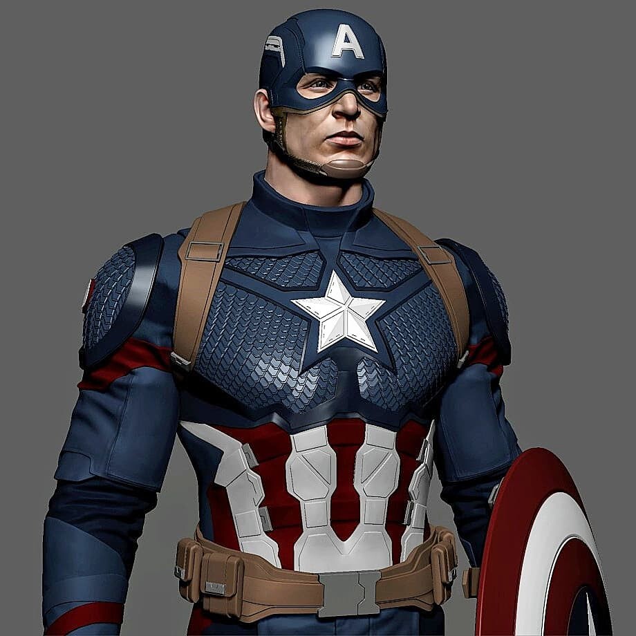 Artstation Captain America Endgame Suit Update Joseph Bradascio