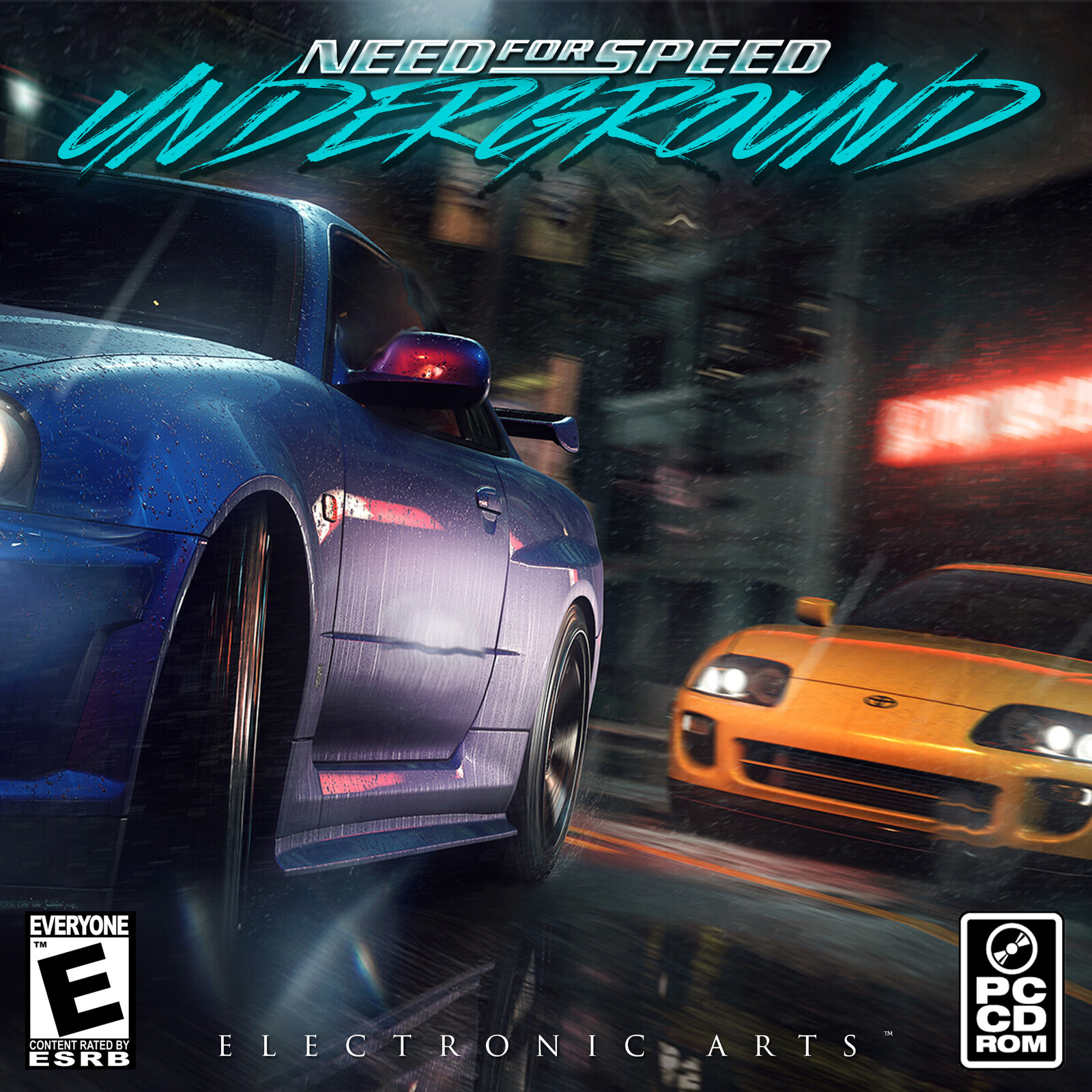 Need for Speed Underground (Old Cover - image by Mikhail Sharov).