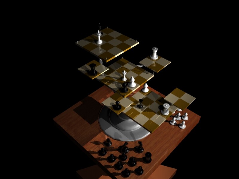 Ryo Maria Schrader Star Trek 3d Chessboard