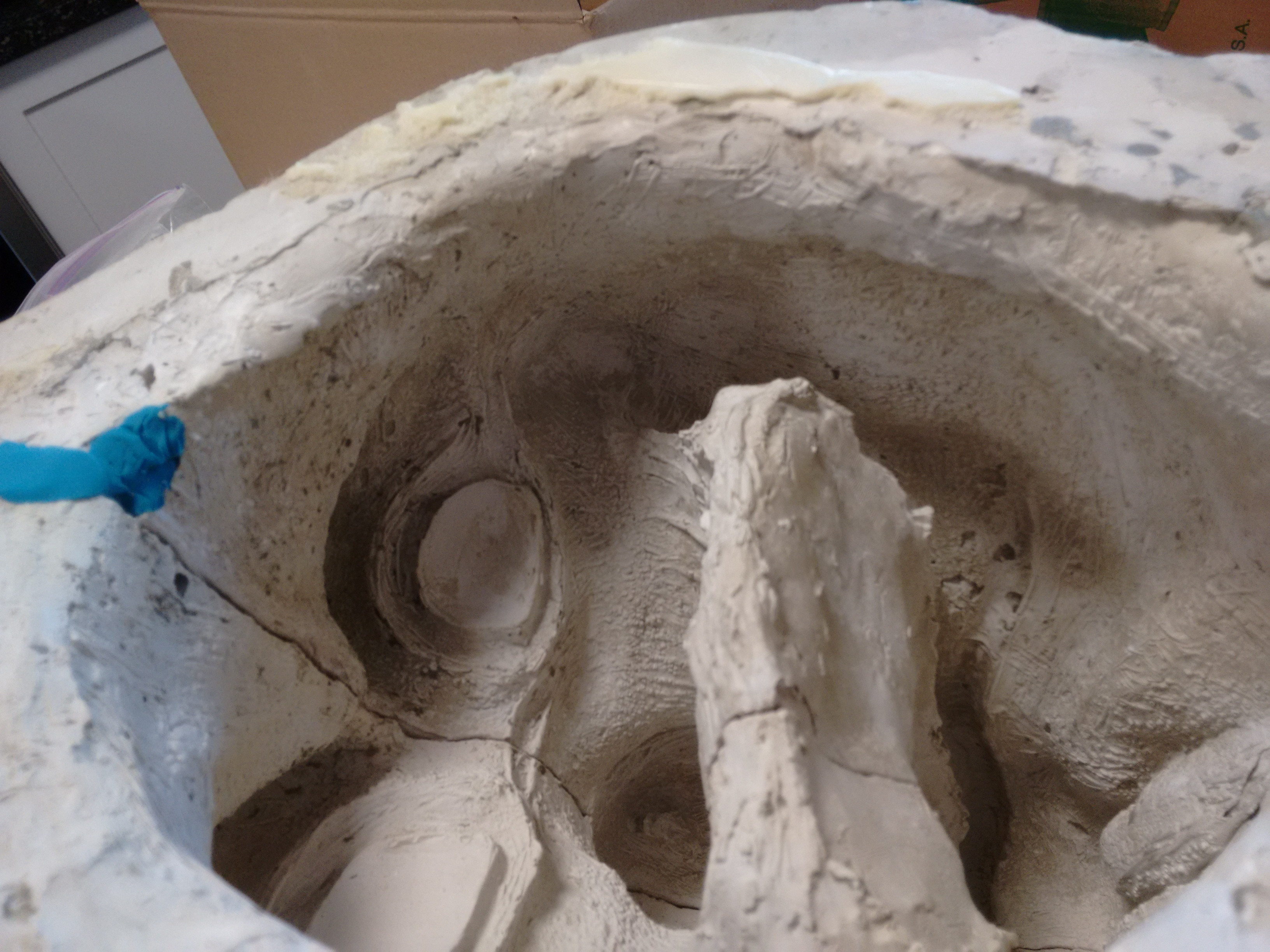 Plaster mold assembled