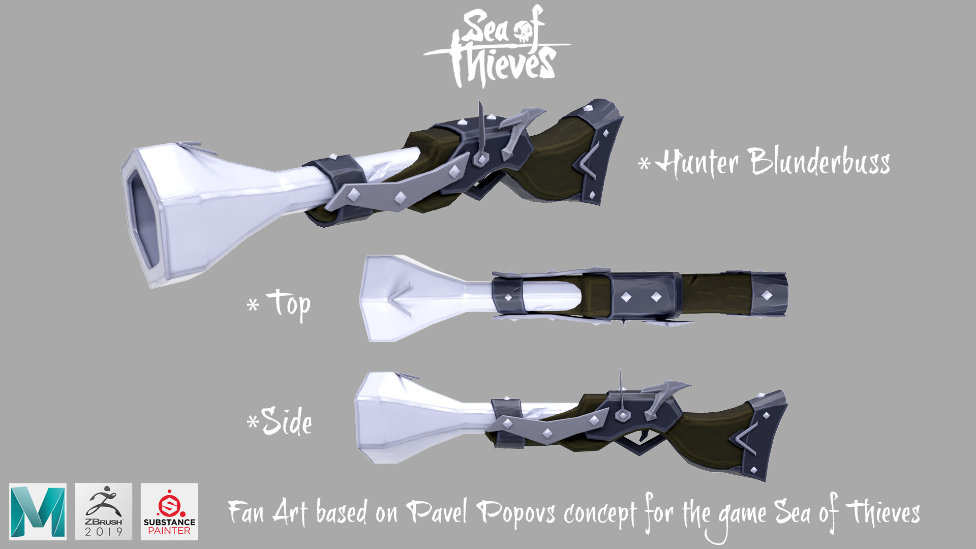 Apebit - Sea of Thieves Blunderbuss Fan Art