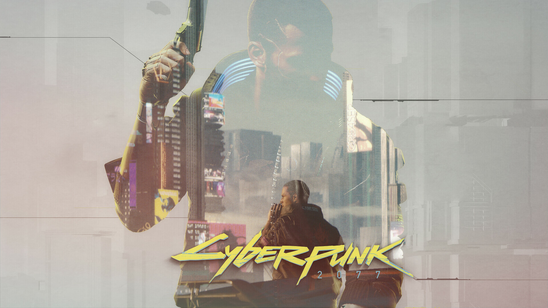 Cyberpunk logo wallpaper фото 92