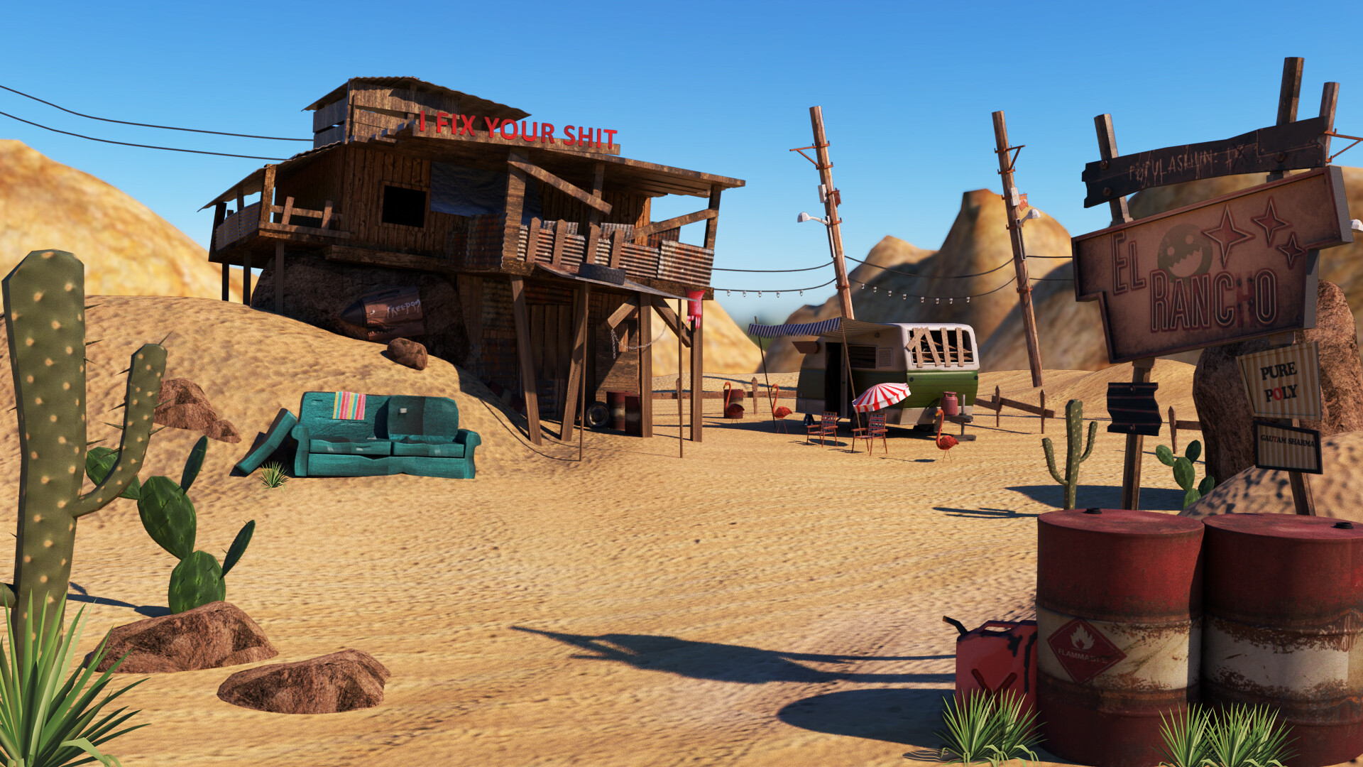 Artstation - El Rancho 2