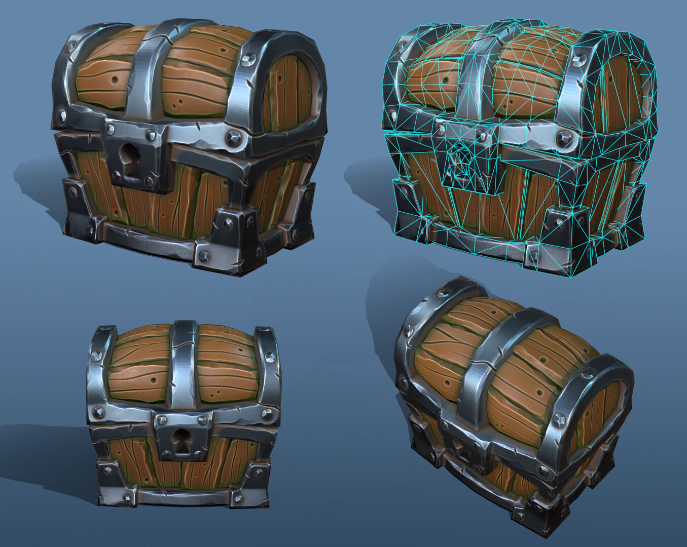 Frostivus treasure chest. Сундук с кладом. Сундук концепт арт. Сундук друида. Блендер 3д сундук.