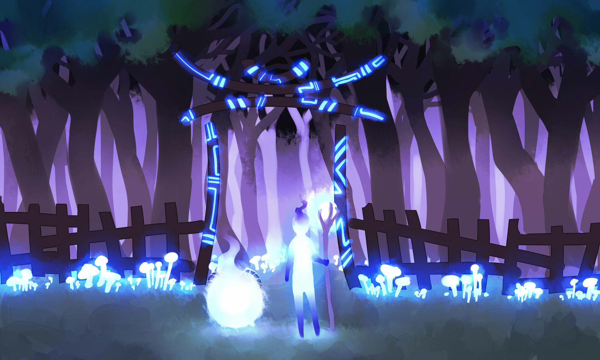 ArtStation Shepherd of Light Illustrations