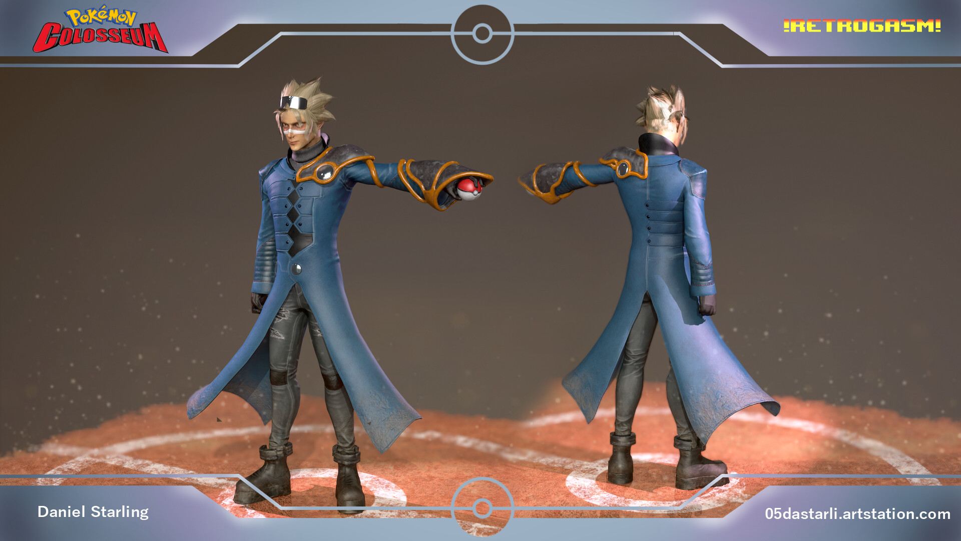 Artstation Pokemon Colosseum Retrogasm 2019 Daniel Starling