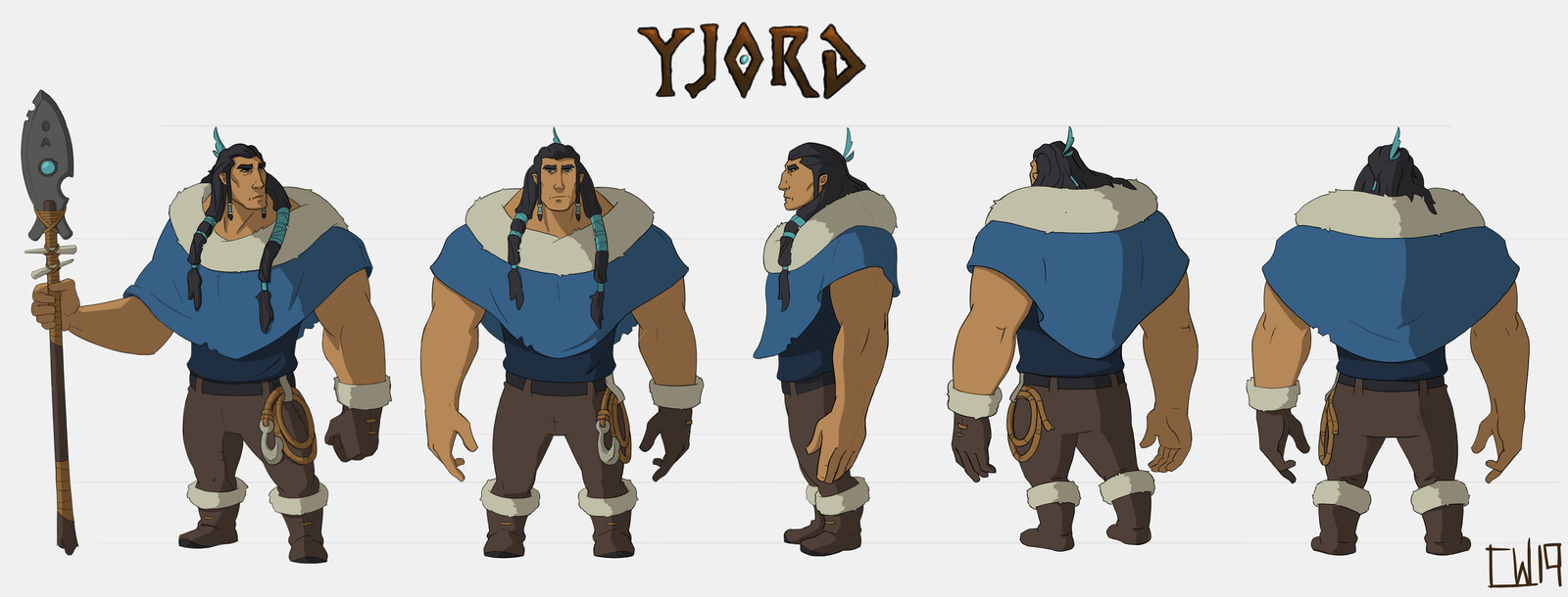 Yjord Character Turn Around