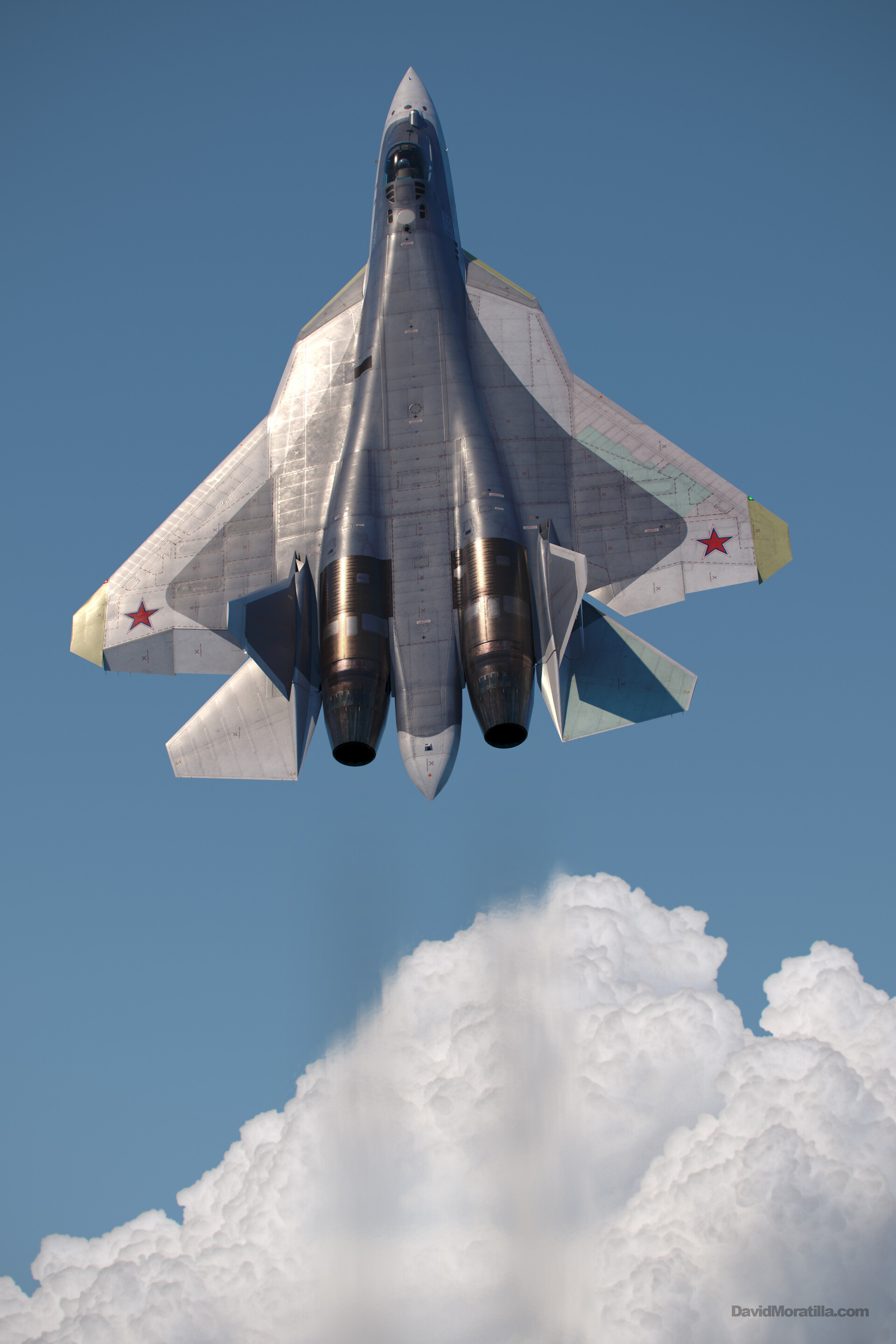 Artstation Sukhoi Su57 David Moratilla