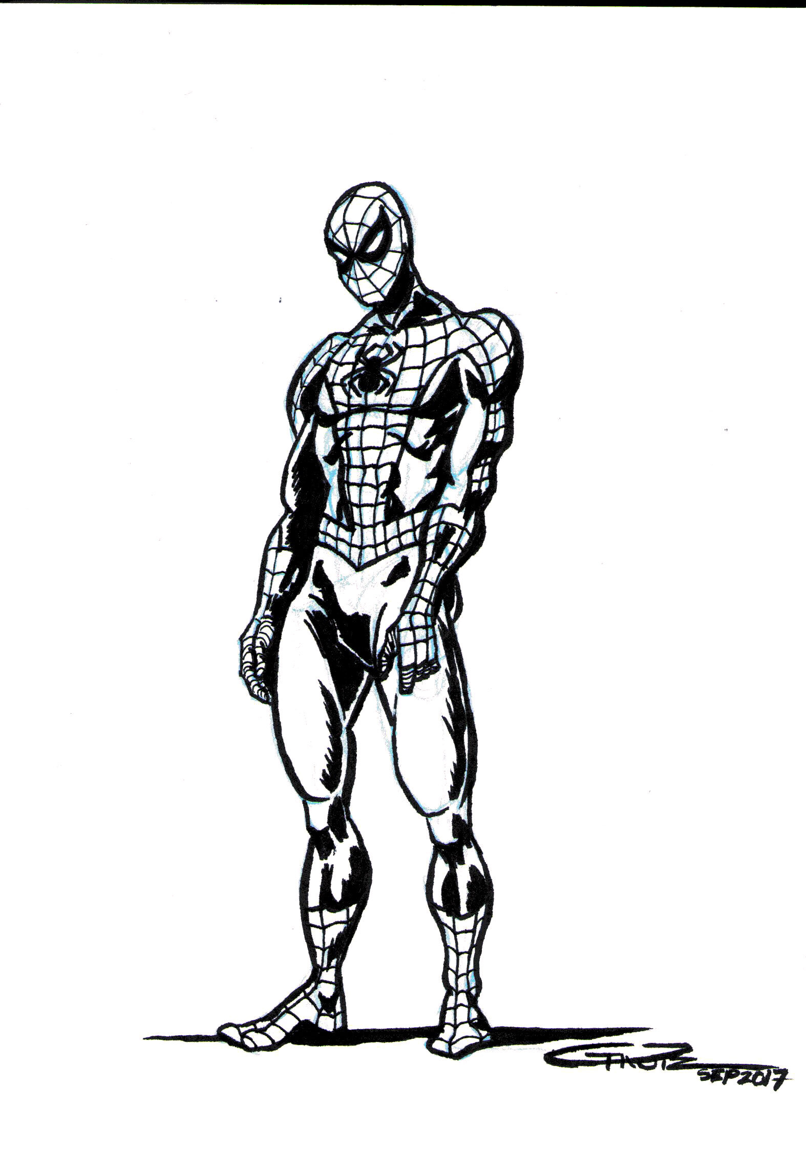 Baby Spiderman Drawing At Getdrawings  Easy Drawings Of Spider Man PNG  Image  Transparent PNG Free Download on SeekPNG