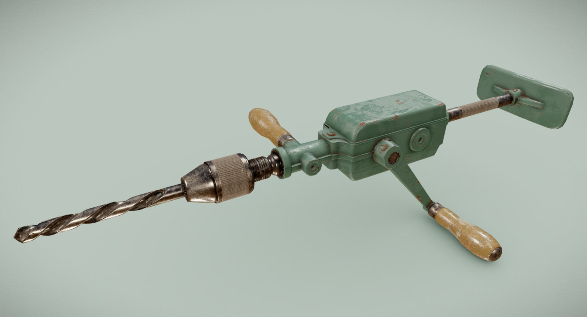 Vintage manual hotsell drill