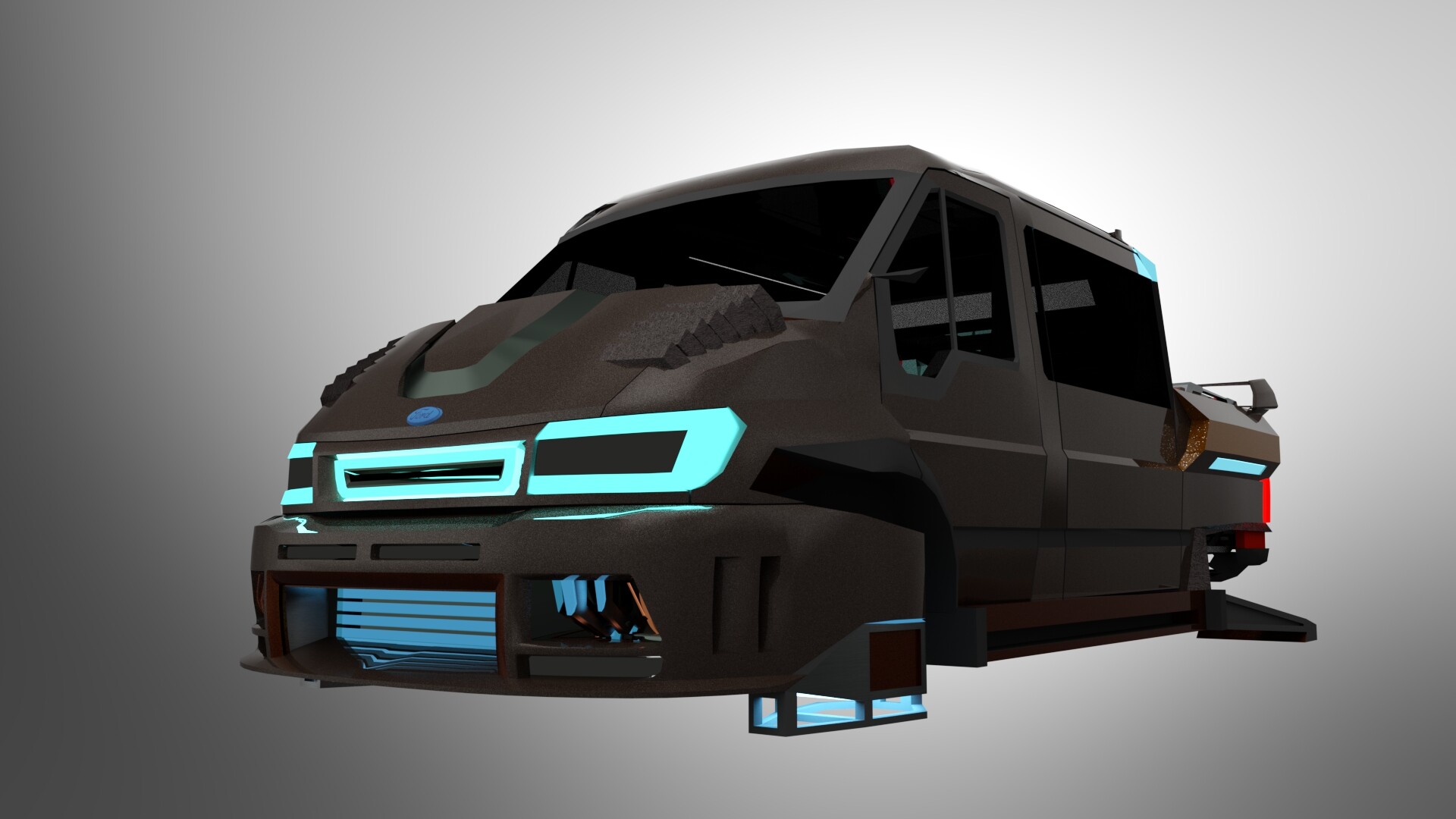 ArtStation - Ford Transit 2000 - 2032