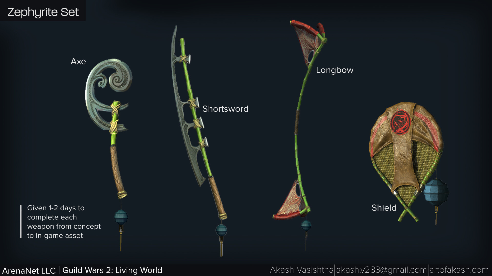 ArtStation Zephyrite Set Guild Wars 2