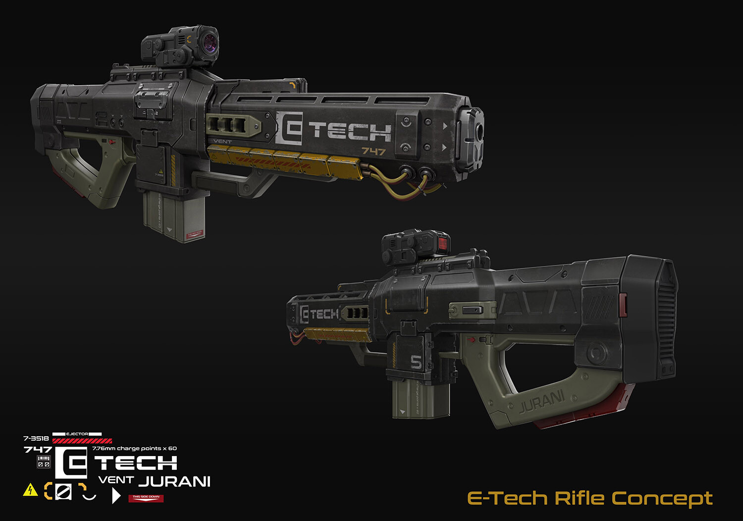 E-tech Rifle Concept