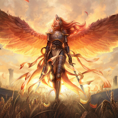 ArtStation - MTG x FINAL FANTASY - Aerith's Curaga Magic | Heroic