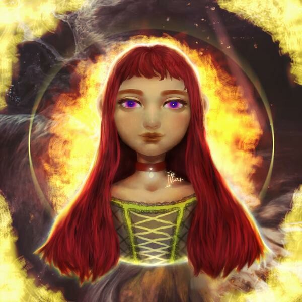 Artstation F L A M E Kat Ithar