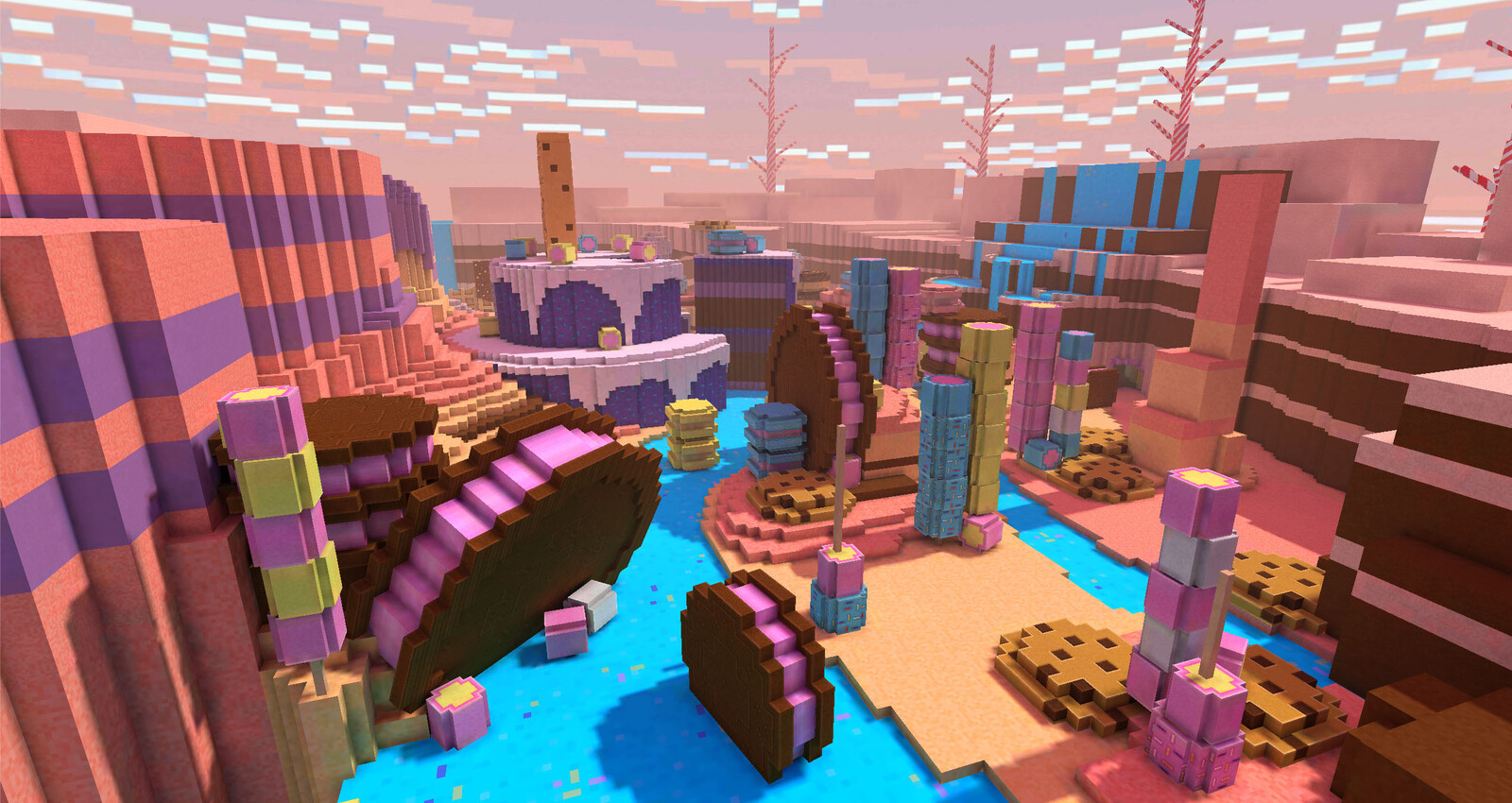 Artstation Pixel Gun 3d Candyland Level Design Alexey Migulev