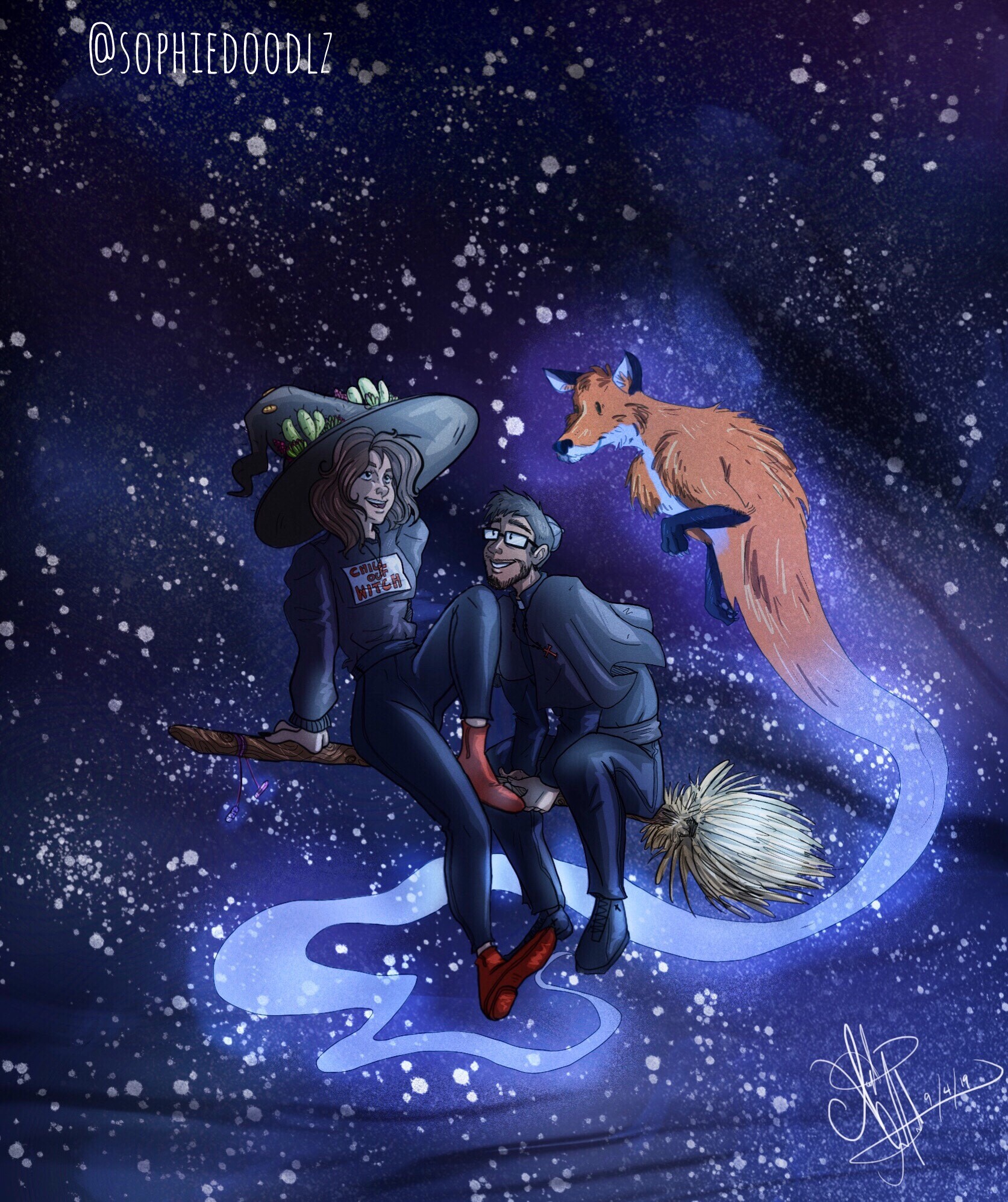 Sophia Mavrolas Ride In The Night Sky