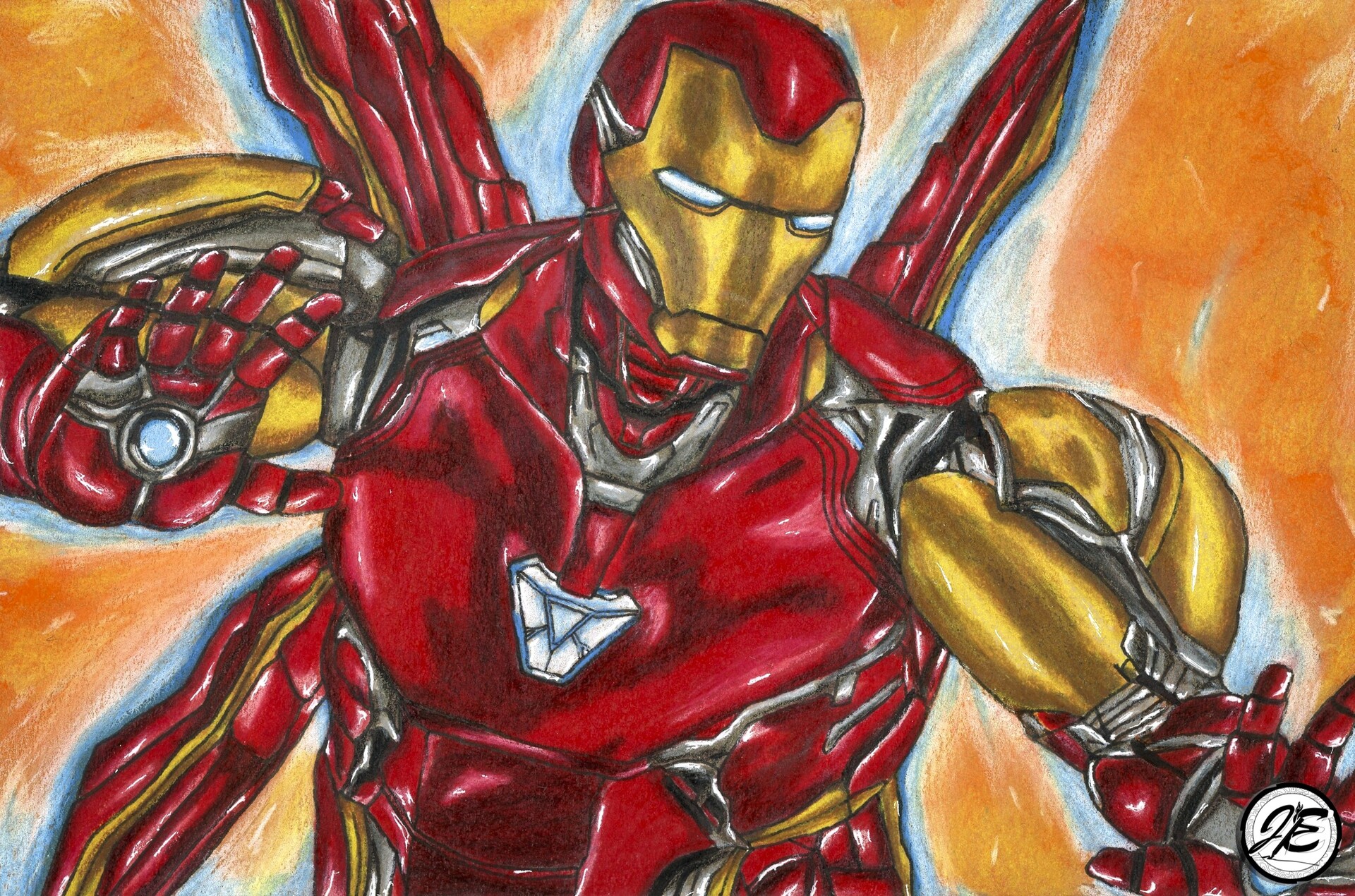 ArtStation - Iron Man Pencil Drawing / Karakalem