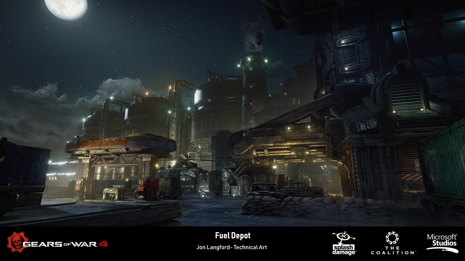 Jon Langford Gears of War 4 Fuel Depot