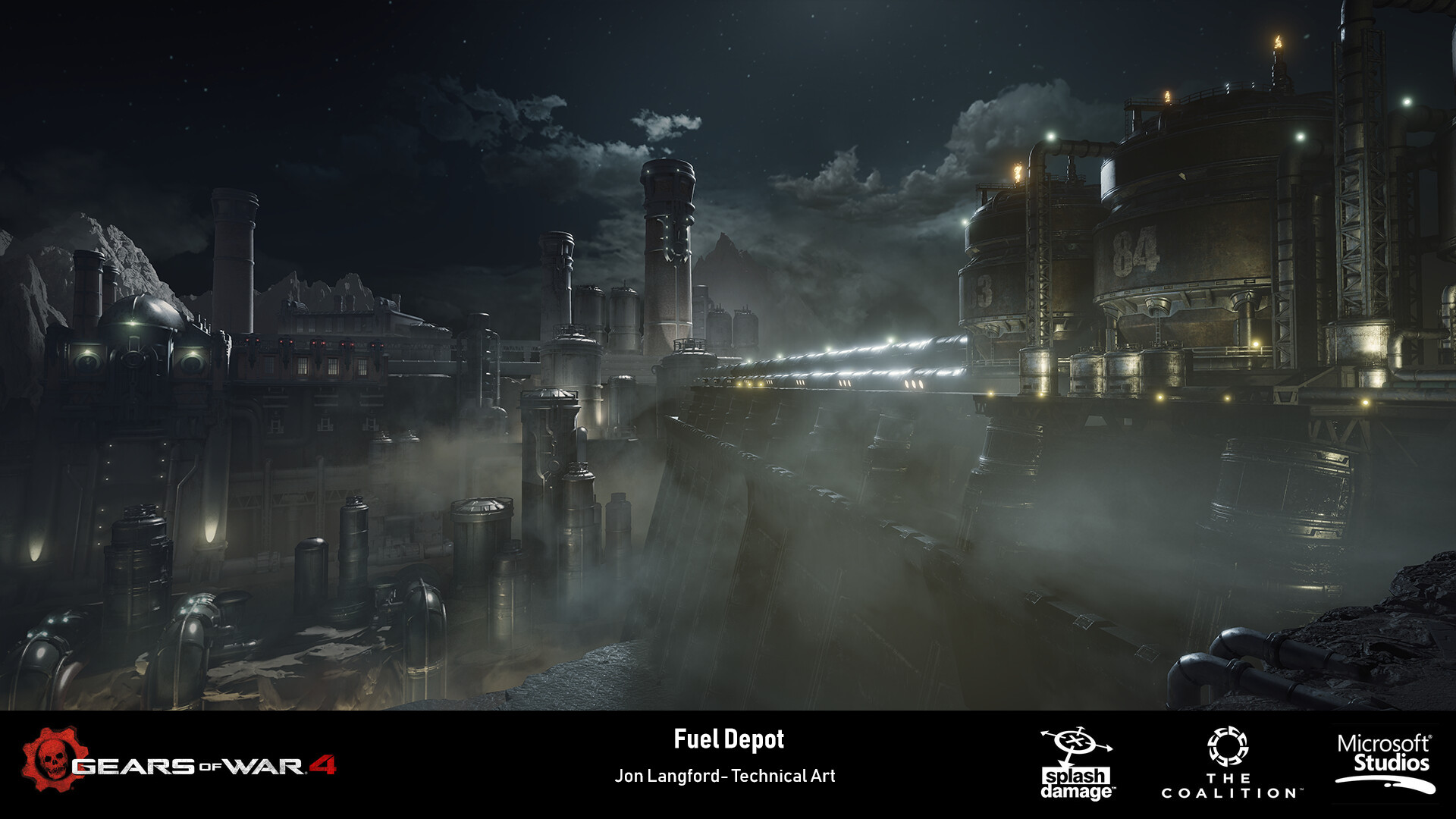 Jon Langford Gears of War 4 Fuel Depot