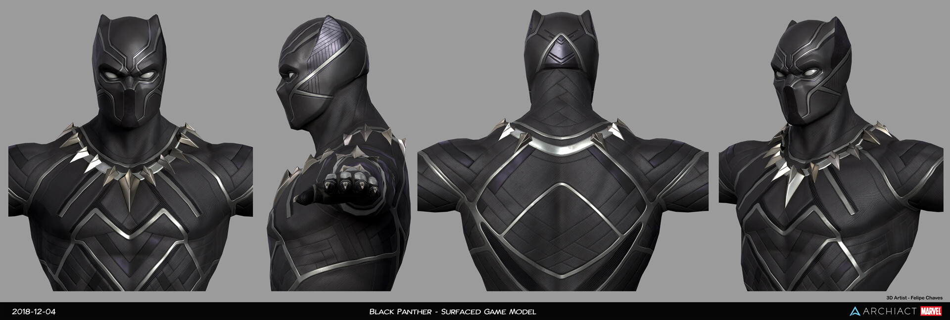 Artstation Black Panther Marvel Dimension Of Heroes Felipe Chaves