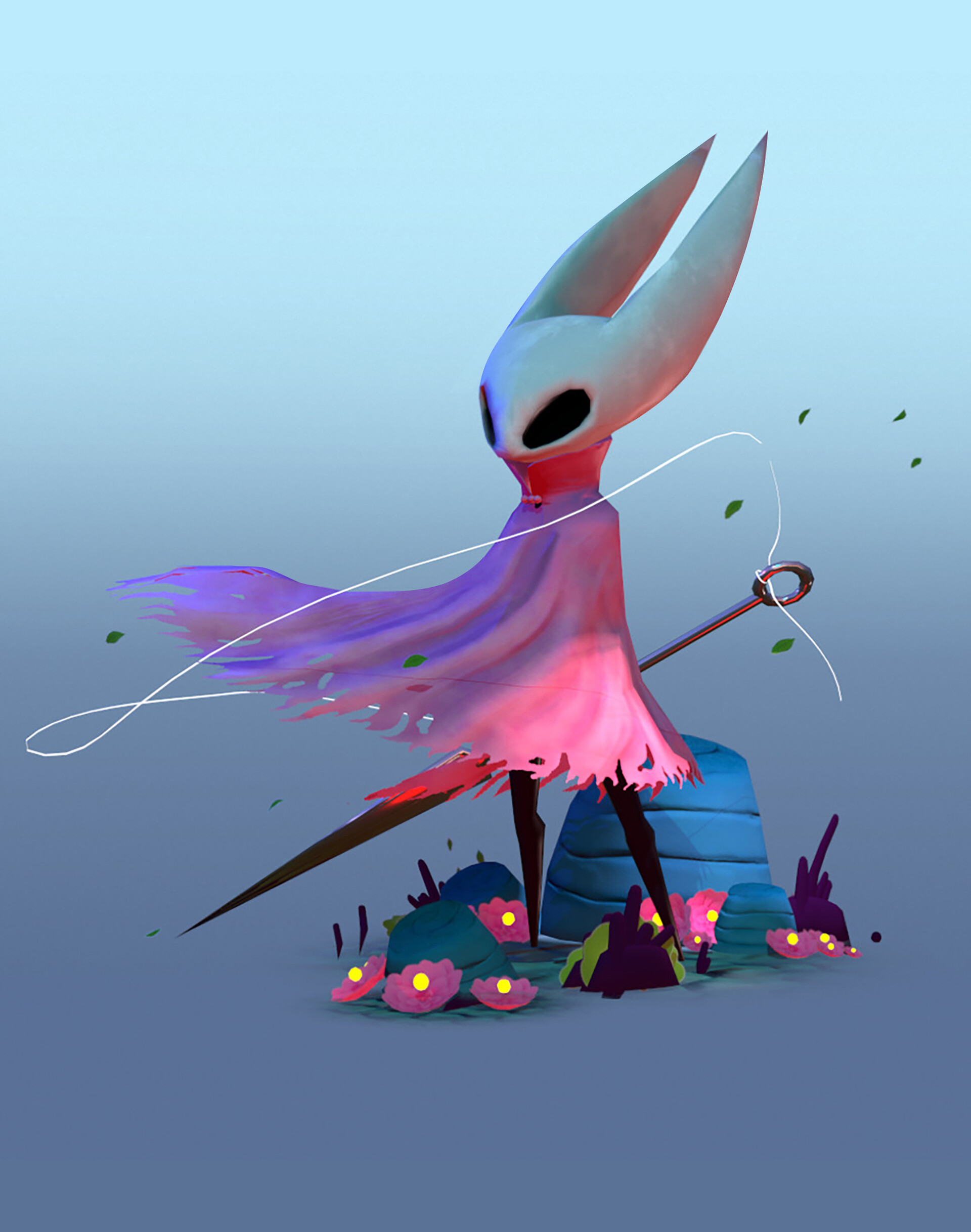 Artstation Hornet Hollow Knight Angel David Licona Chamu