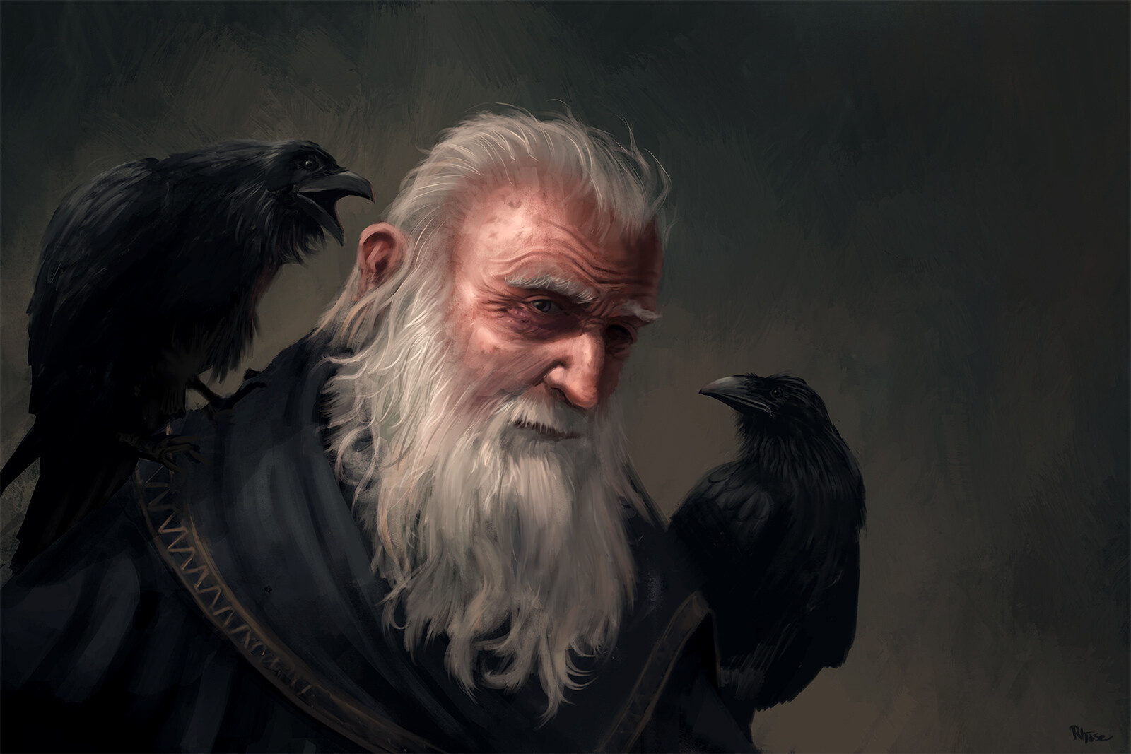 milaeryn — Odin and Huginn