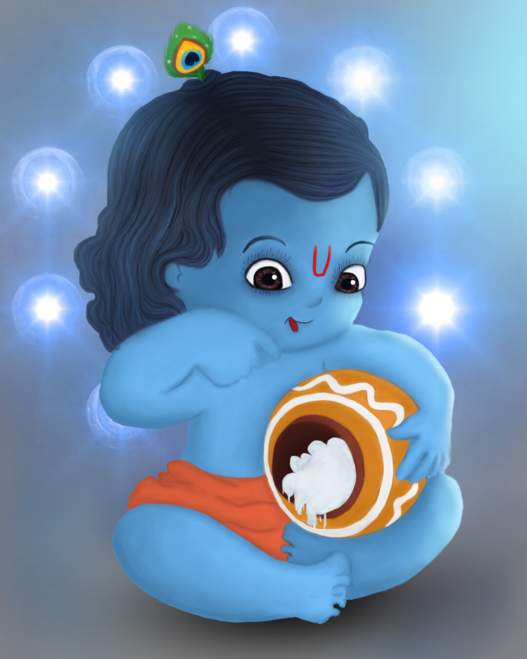 ArtStation - Little Krishna