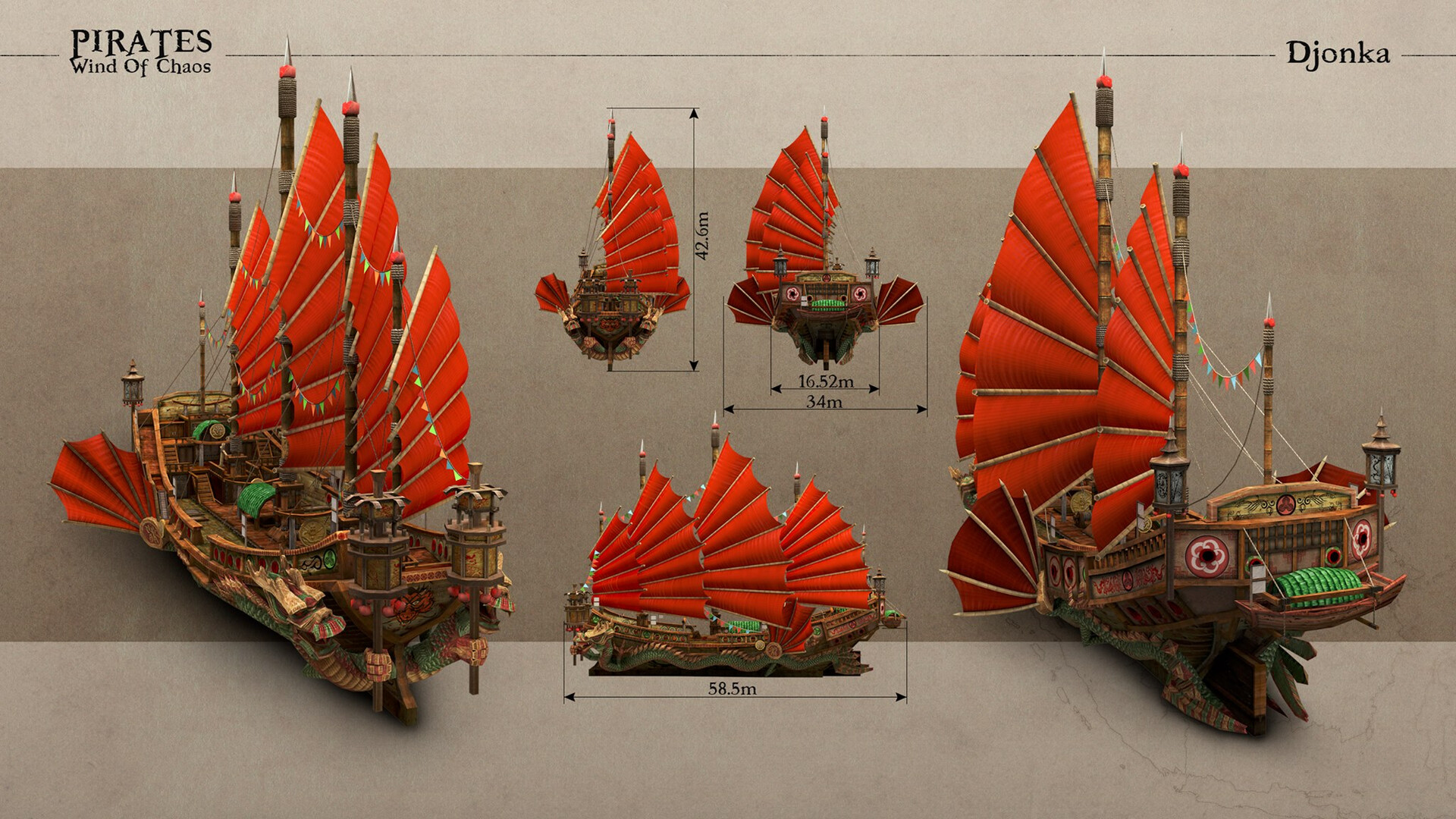 Chinese djonka ship