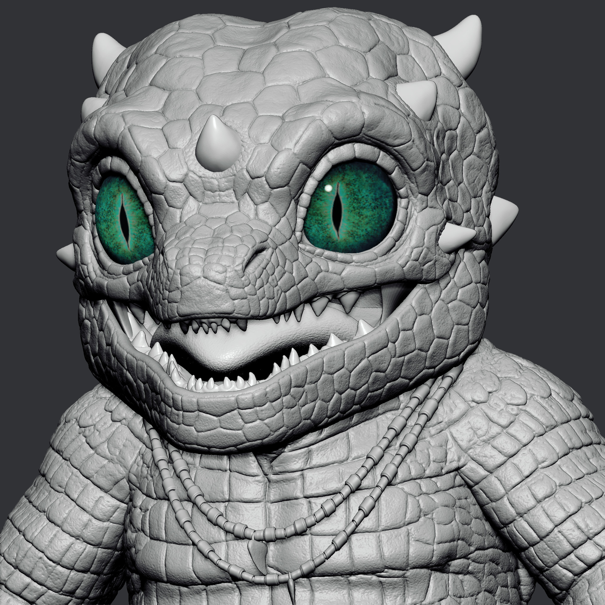 Artstation Lizard Boy High Poly Sculpt Sinjin Treharne