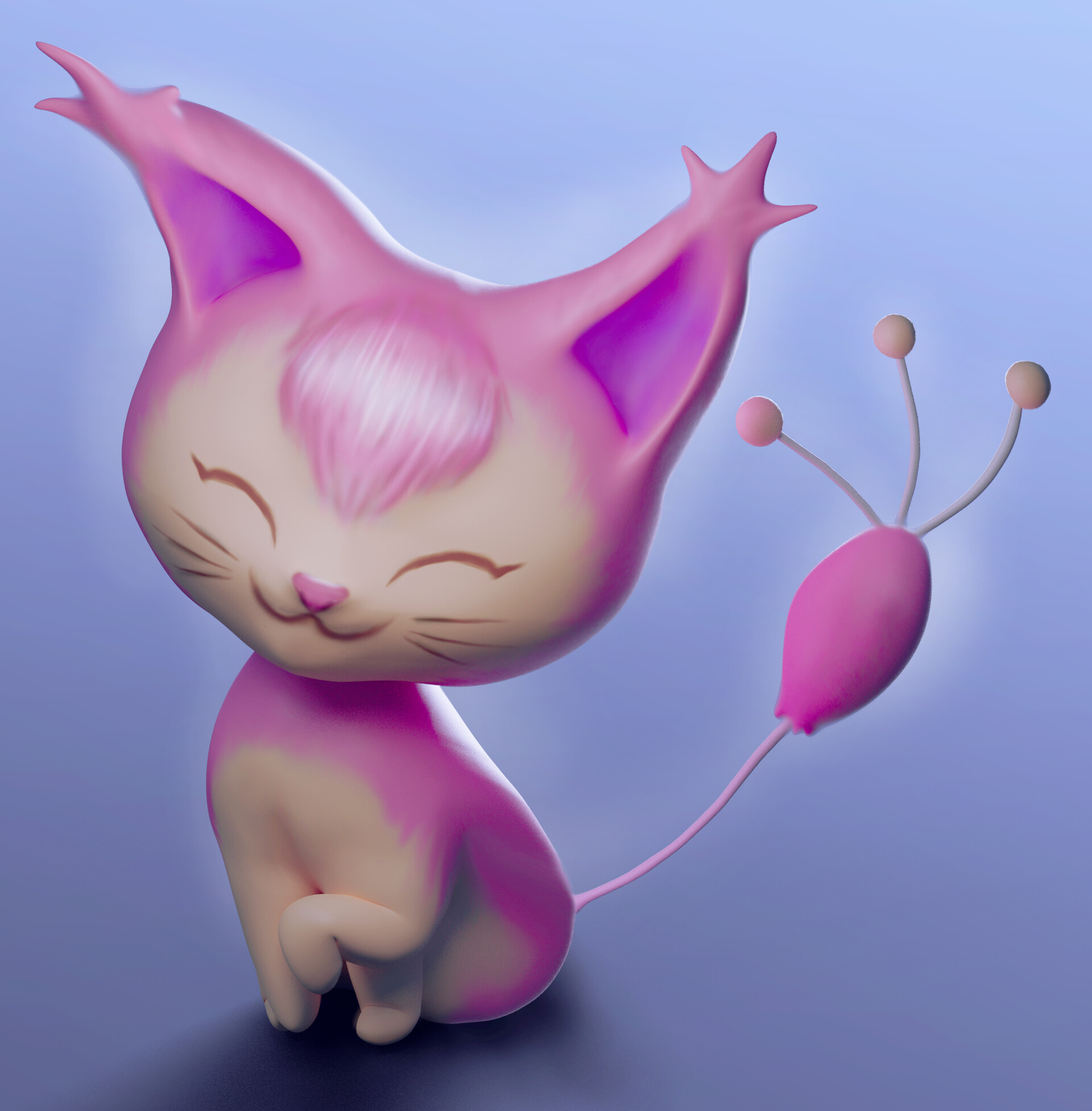 Gloria The Animator Skitty Pokemon redesigned