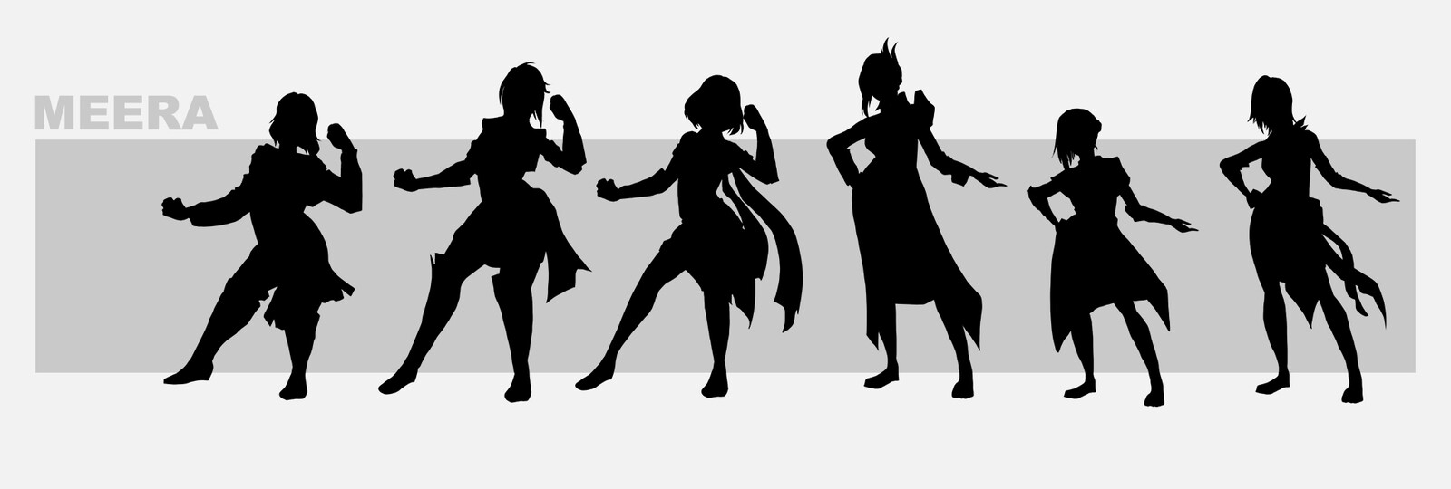 Meera's silhouette exploration