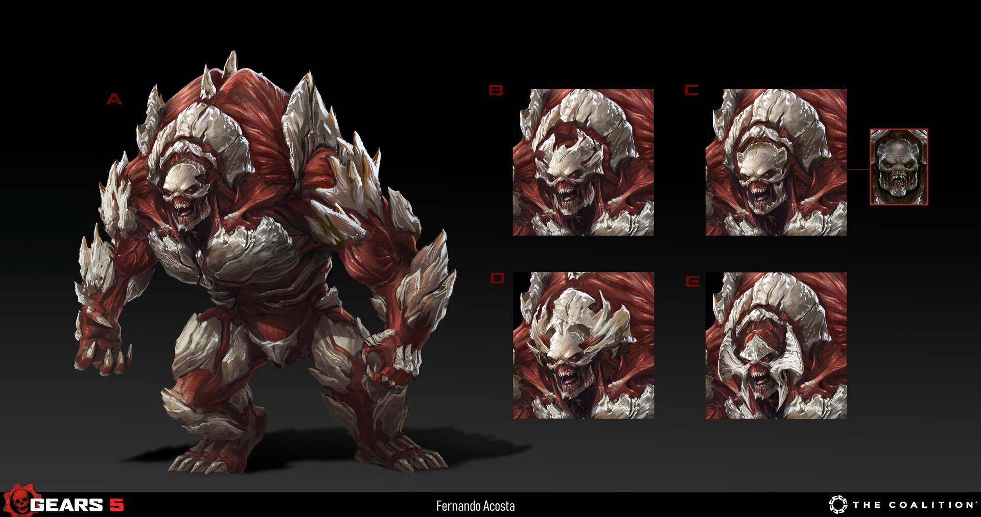 Fernando Acosta Gears of War 5 Matriarch Design