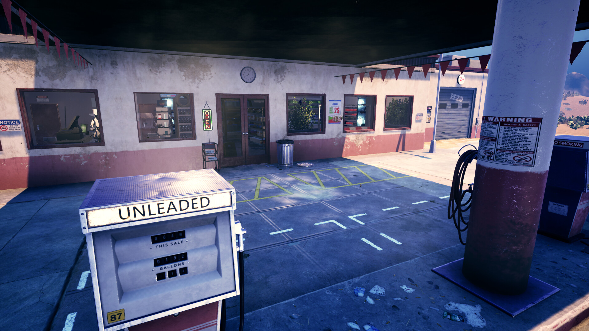 Artstation Gas Station Simulator Valentin Mondan