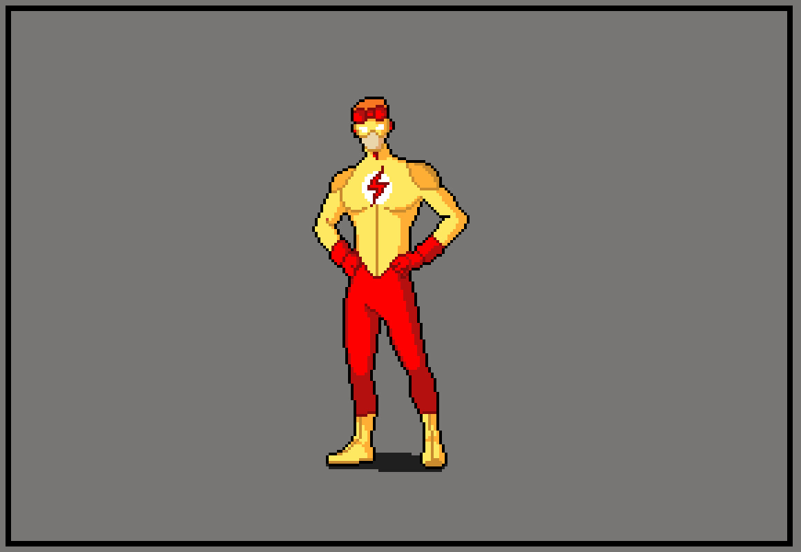 ArtStation - Kid Flash Pixelart