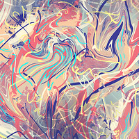 Artstation Abstract Painting With New Color Scheme Paola Flores