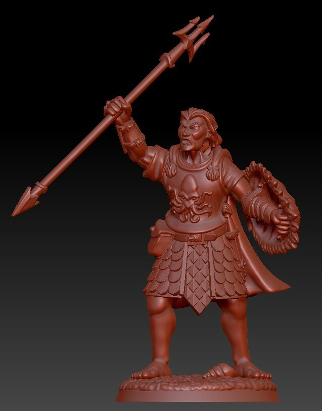 Artstation Triton Warrior Glenn Harris artstation triton warrior glenn harris