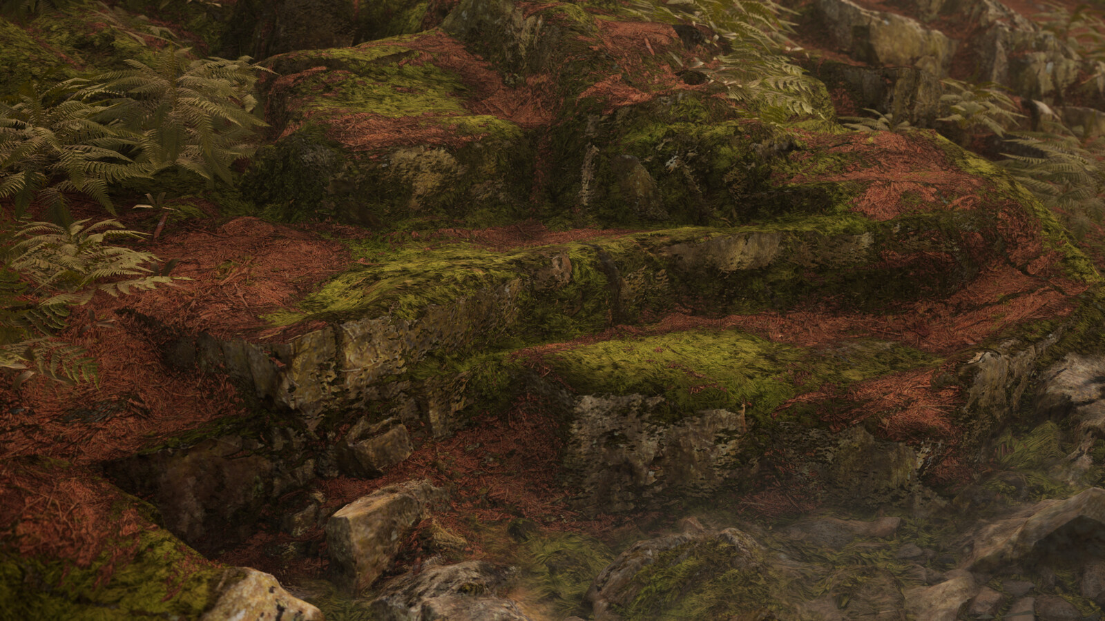 Moss Material Function (UE4)