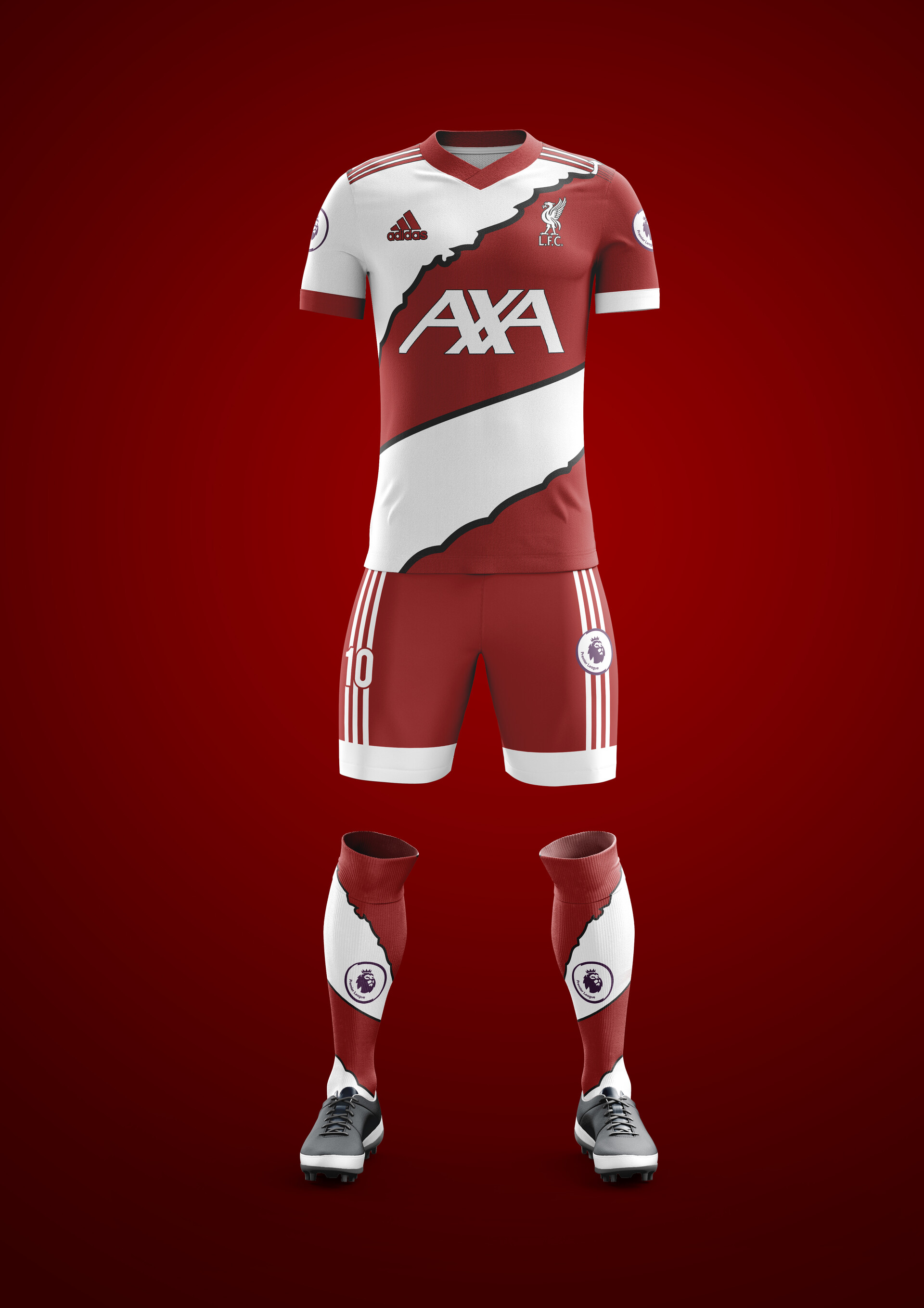 Youssef Makker Liverpool Home kit