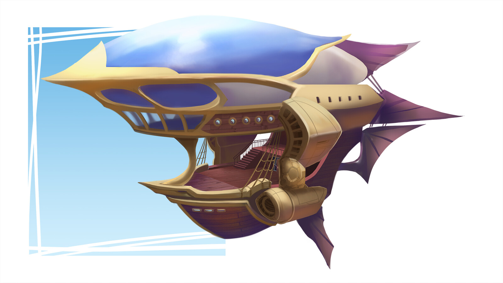 Airship's exterior