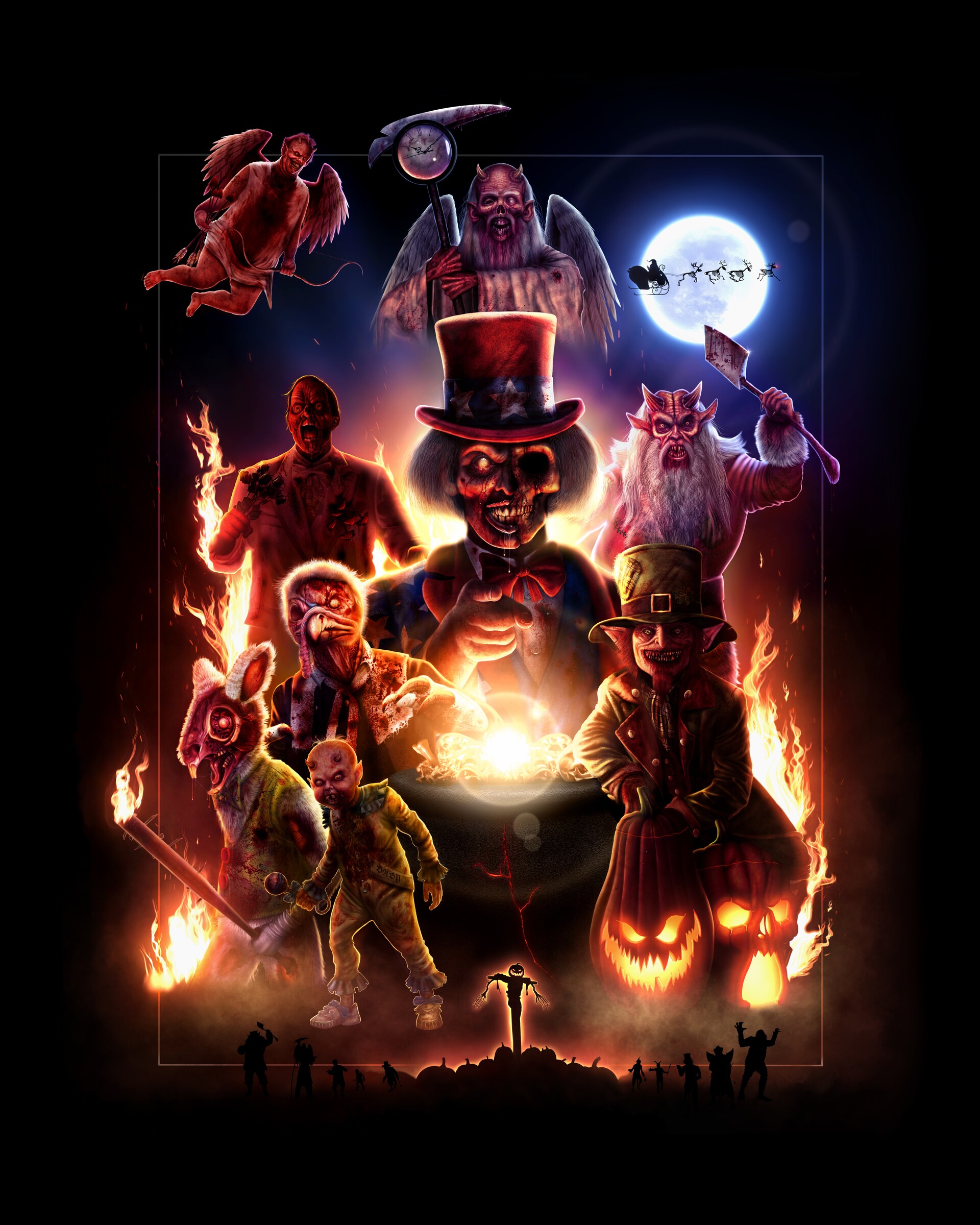 ArtStation Holidayz in Hell Poster