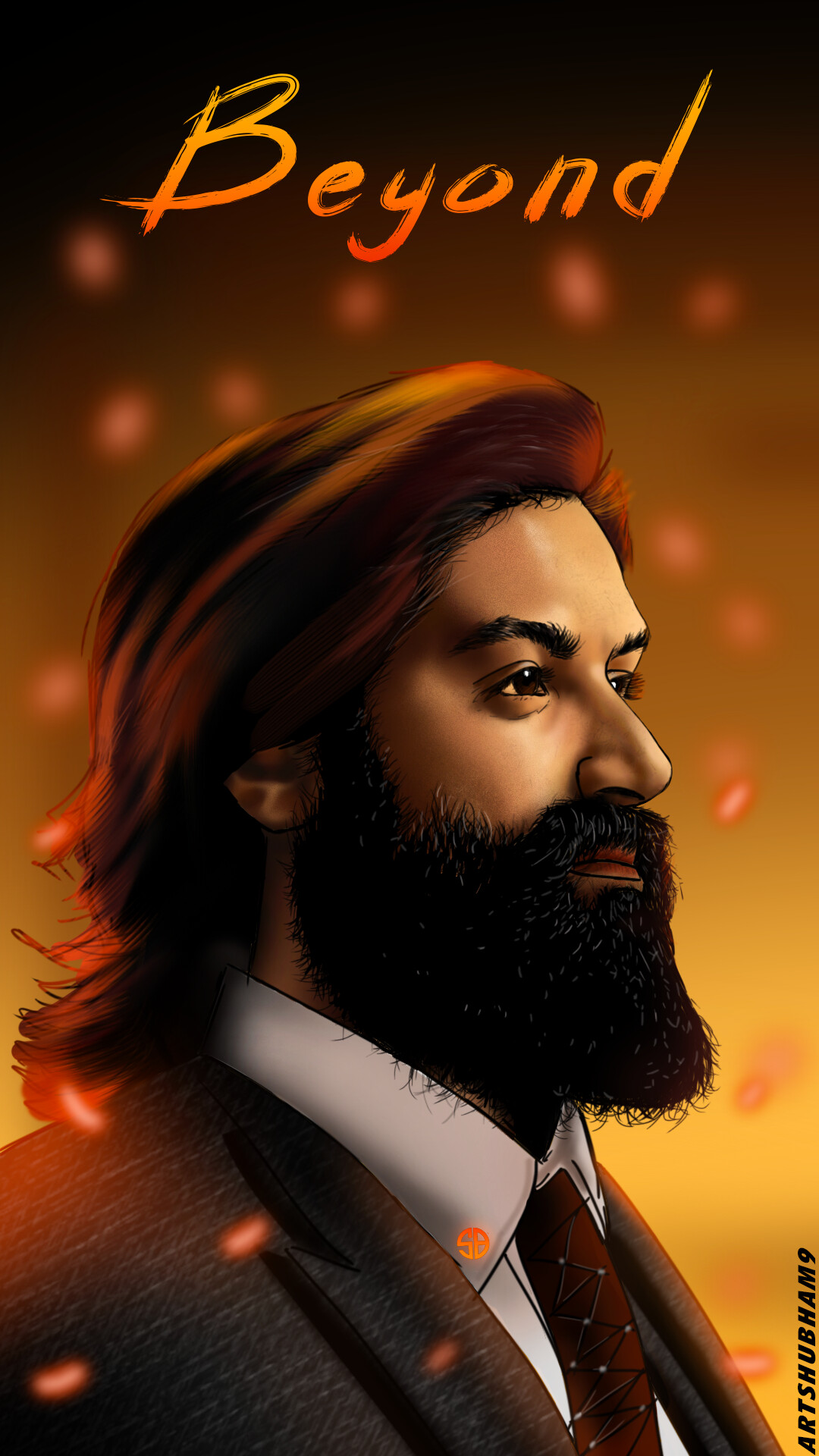 Artstation Kgf Yash Digital Painting Shubham Bhosale