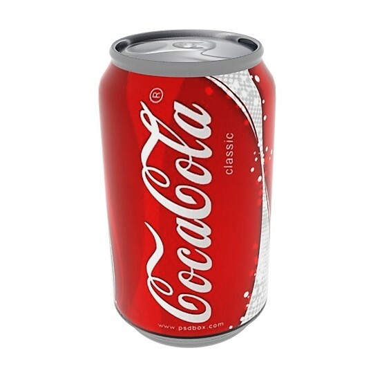 coca cola cylinder unwrapping texture